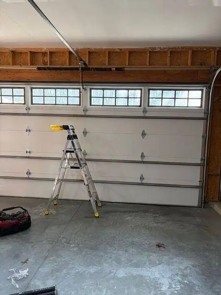 Garage door with windows installation St. Louis MO - custom design