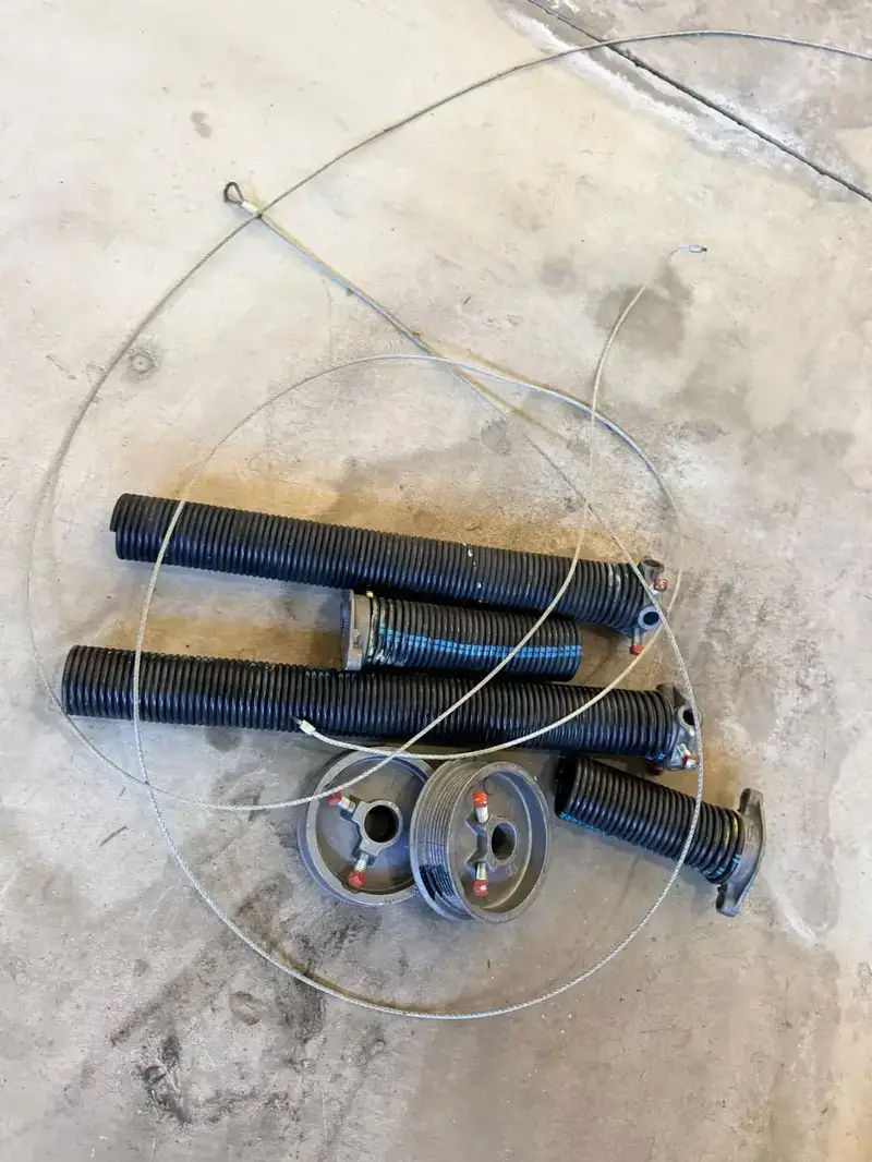 Cable and spring parts — 314 Garage Door Services St. Louis